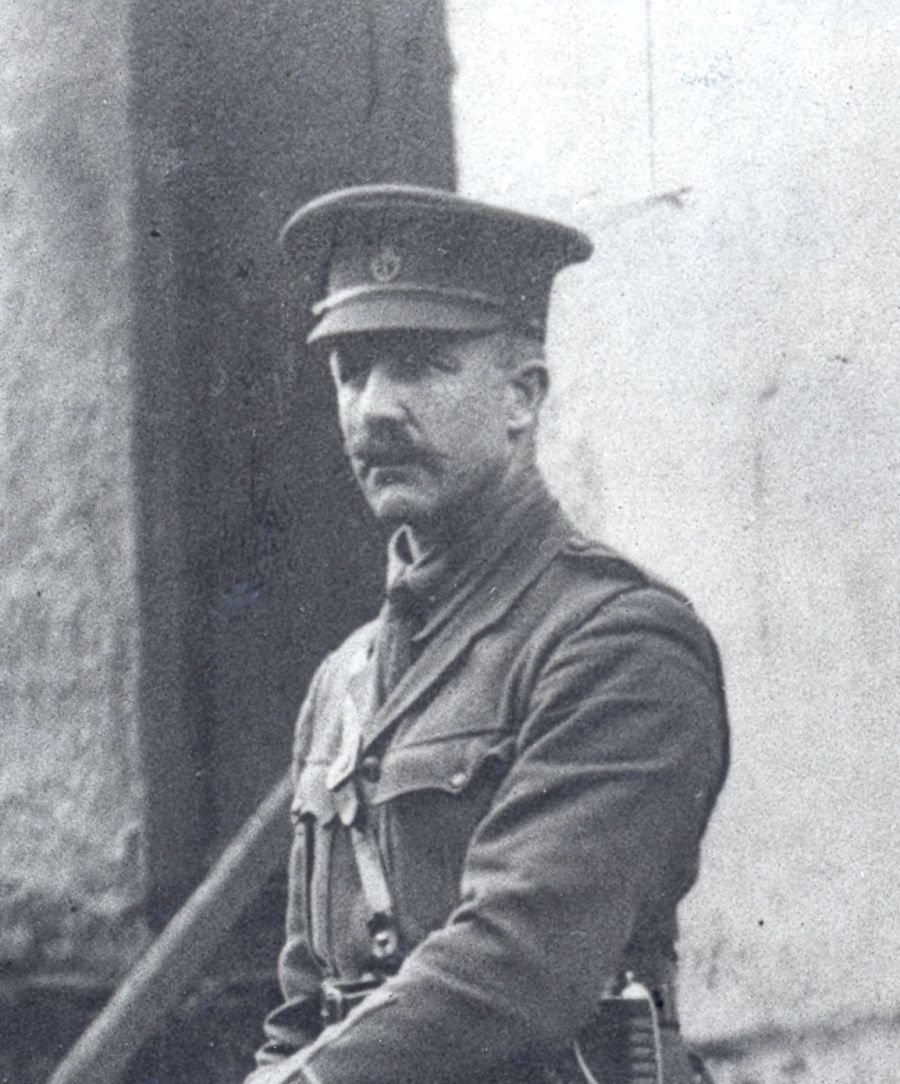 1915 WEE Connor, Royal North Devon Hussars close up